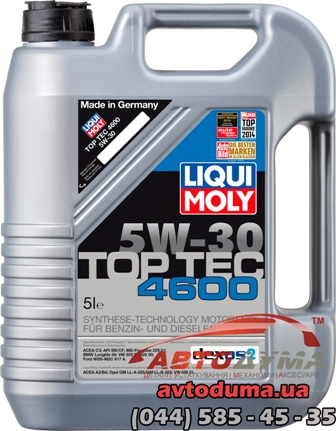 Liqui Moly Top Tec 4600 5W-30, 4л