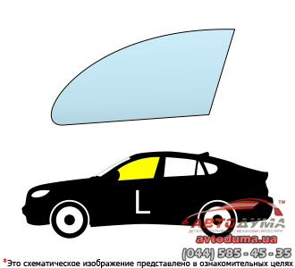 CHEVROLET EPICA, с 2006, левое боковое стекло, зеленое CHEVROLET EPICA, с 2006, левое боковое стекло, зеленое