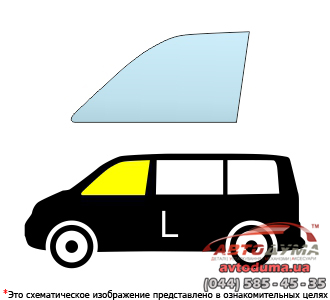 MERCEDES-BENZ SPRINTER/CLASSIC 208-416, 1995-2006, левое боковое стекло, прозрачное MERCEDES-BENZ SPRINTER/CLASSIC 208-416, 1995-2006, левое боковое стекло, прозрачное