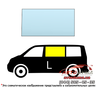 MERCEDES-BENZ VITO/ VIANO, с 2003, левое боковое стекло, зеленое (solar control) MERCEDES-BENZ VITO/ VIANO, с 2003, левое боковое стекло, зеленое (solar control)