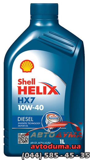 Shell Helix Diesel HX7 10W-40, 1л
