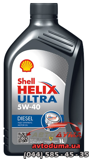 Shell Helix Diesel Ultra 5W-40, 1л