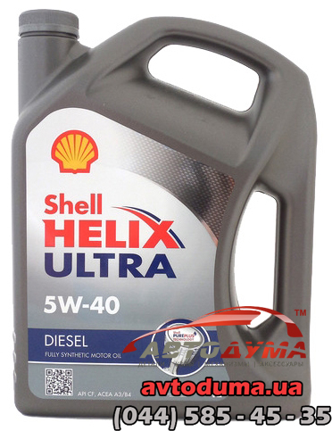 Shell Helix Diesel Ultra 5W-40, 4л