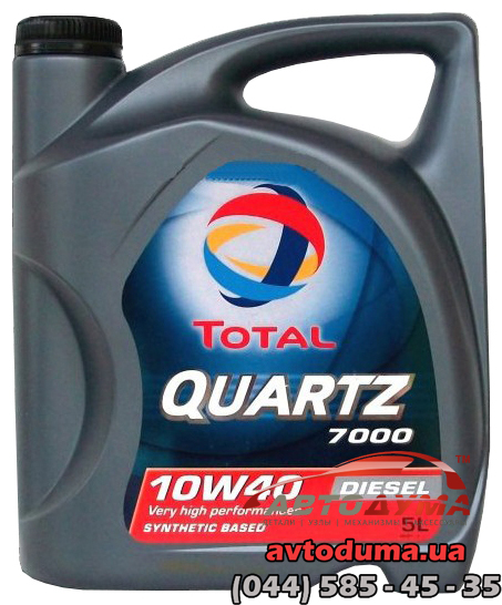 Total QUARTZ 7000 Diesel 10W-40, 5л
