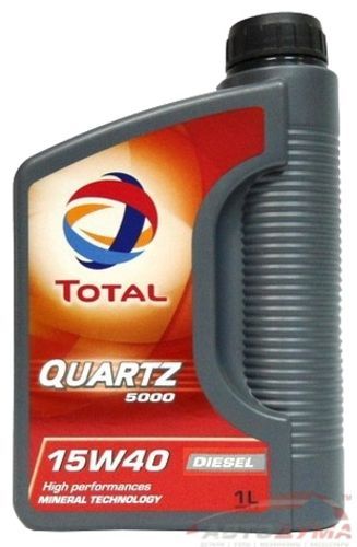 Total QUARTZ Diesel 5000 15W-40, 1л Total QUARTZ Diesel 5000 15W-40, 1л