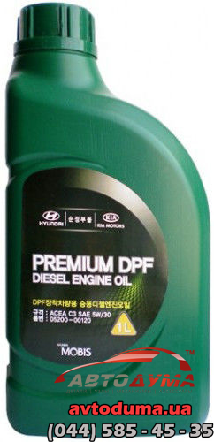Kia Premium DPF Diesel 5W-30, 1л