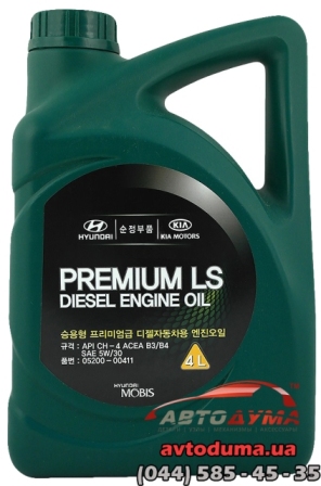 Kia Premium LS Diesel 5W-30, 4л