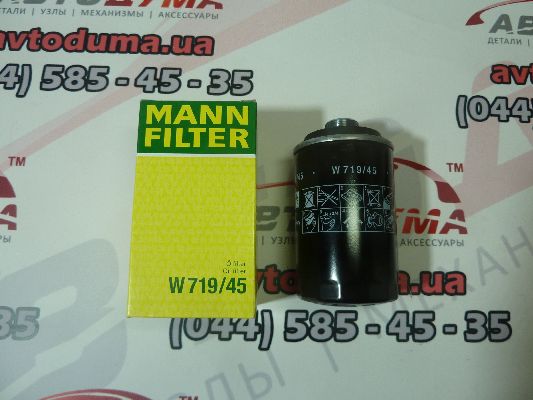 MANN-FILTER W71945 Фильтр масляный, VAG 1.8/2.0TSI 2007-