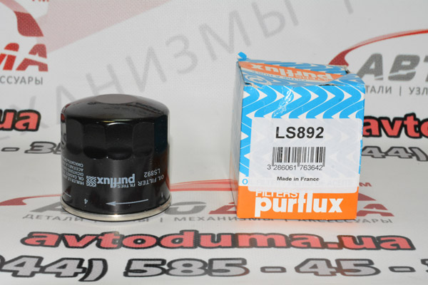 Фильтр масляный PURFLUX LS892 Фильтр масляный PURFLUX LS892