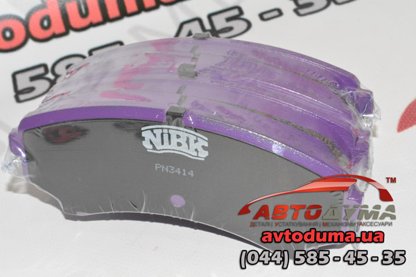 Колодки тормозные дисковые NIBK PN3414