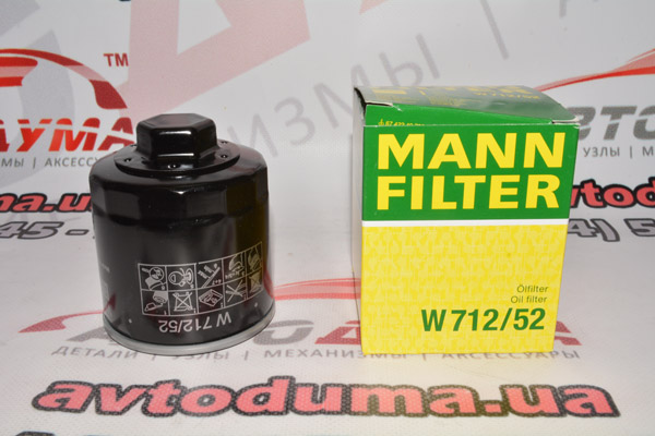 Фильтр масляный MANN-FILTER, MANN W71252