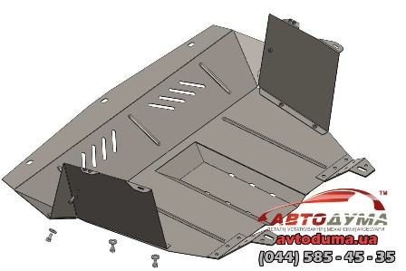 Защитный набор на Fiat Doblo I поколение, 2000 - 2009, покрытие - Standart KOLCHUGA 1036200