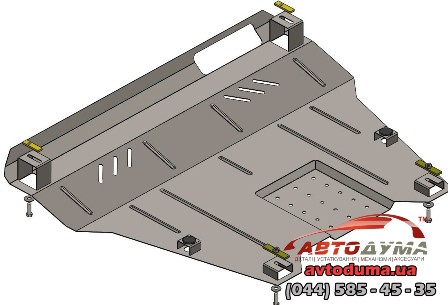 Защитный набор на Ford Explorer EcoBoost, 2012 -, покрытие - Standart KOLCHUGA 1048200