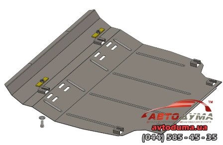 Защитный набор на Toyota RAV 4 III, 2005 - 2012, покрытие - Standart KOLCHUGA 1047000