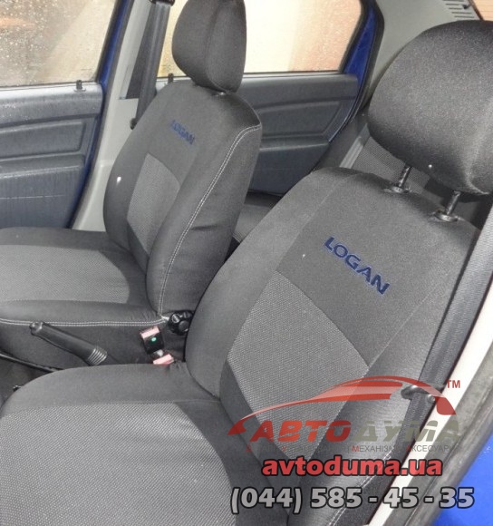 Комплект чехлов EMC-Elegant для DACIA Logan 2004-, седан, автоткань 020 Комплект чехлов EMC-Elegant для DACIA Logan 2004-, седан, автоткань 020