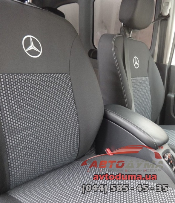 Комплект чехлов EMC-Elegant для MERCEDES-BENZ Vito 1996-2003, вэн, автоткань 164 Комплект чехлов EMC-Elegant для MERCEDES-BENZ Vito 1996-2003, вэн, автоткань 164