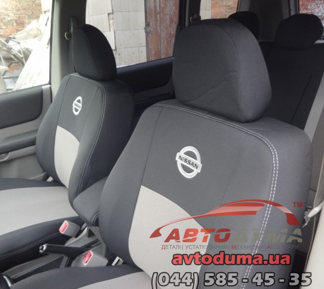 Комплект чехлов EMC-Elegant для NISSAN Qashqai 2007-2009, хетчбек, автоткань 116 Комплект чехлов EMC-Elegant для NISSAN Qashqai 2007-2009, хетчбек, автоткань 116