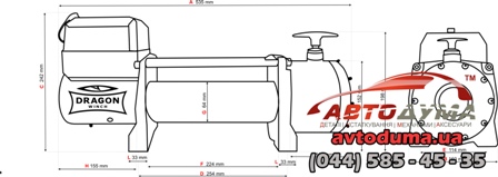 Dragon Winch Truck DWT 14000 HD 24V DRAGON WINCH DWT14000HD24V