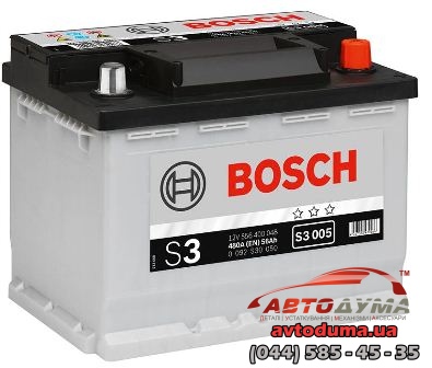 Аккумулятор BOSCH 6 СТ-56-R 0092S30050