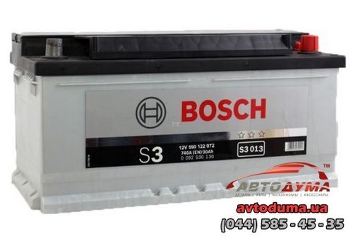 Аккумулятор BOSCH 6 СТ-90-R 0092S30130