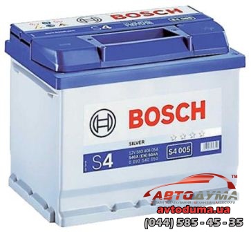 Аккумулятор BOSCH 6 СТ-60-R 0092S40050
