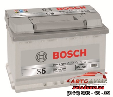 Аккумулятор BOSCH 6 СТ-77-R 0092S50080