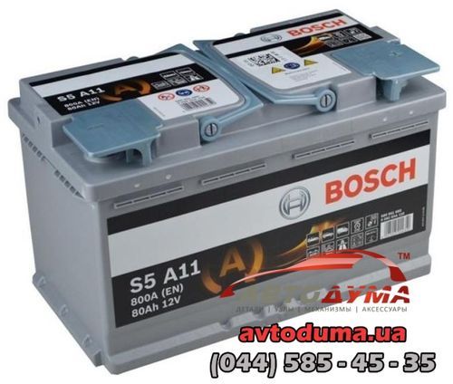 Аккумулятор BOSCH 6 СТ-80-R 0092S5A110