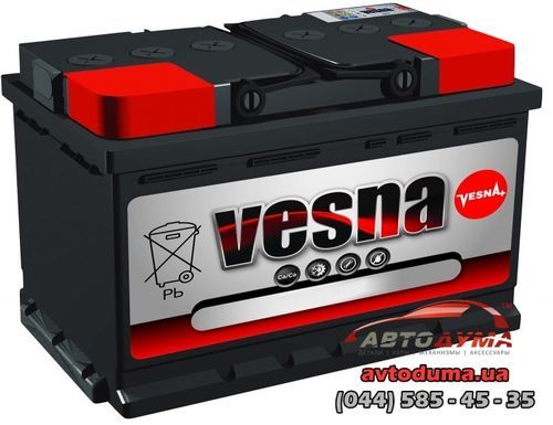 Аккумулятор Vesna 6 СТ-60-R 415060