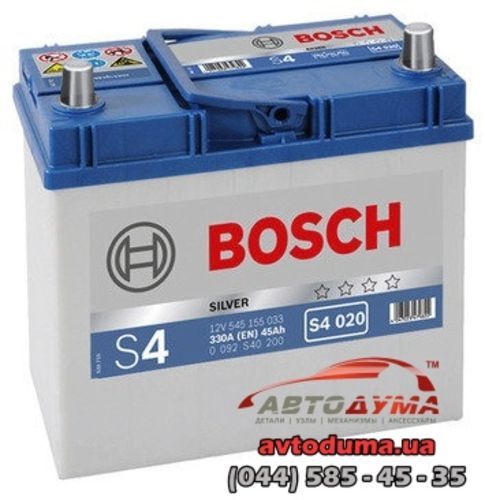 Аккумулятор Bosch 6 СТ-45-R 0092S40200