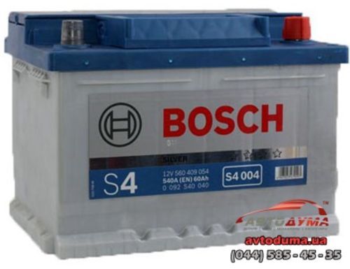 Аккумулятор Bosch 6 СТ-60-R 0092S40040