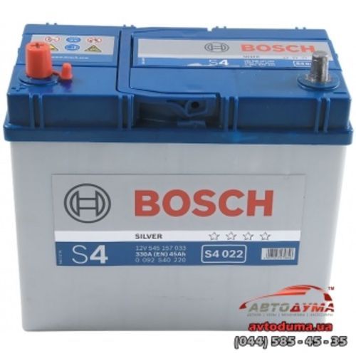 Аккумулятор Bosch 6 СТ-45-L 0092S40220