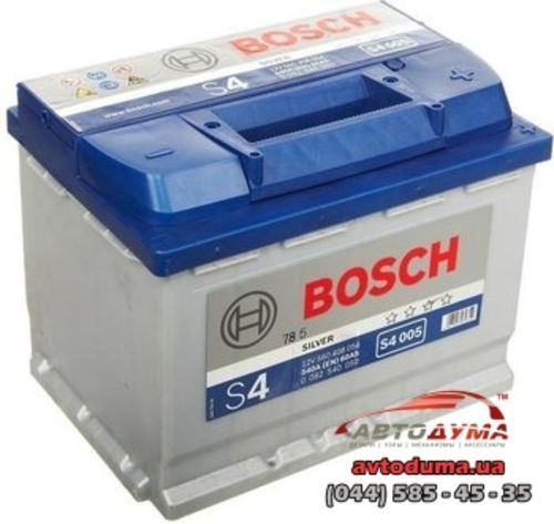 Аккумулятор Bosch 6 СТ-60-R 0092S4E050