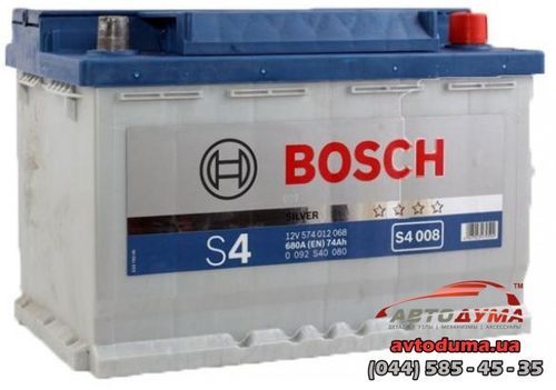 Аккумулятор Bosch 6 СТ-70-R 0092S4E080