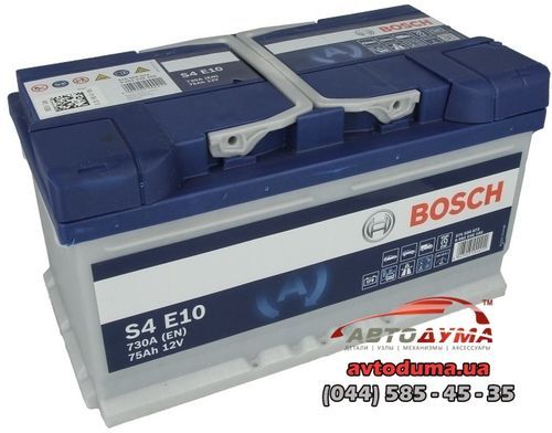 Аккумулятор Bosch 6 СТ-75-R 0092S4E100
