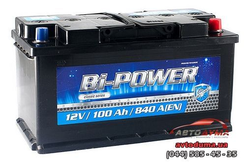 Аккумулятор BI-POWER 6 СТ-100-R KLV10000