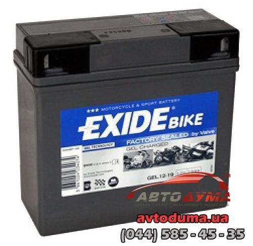 Аккумулятор EXIDE 6 СТ-19-R GEL1219