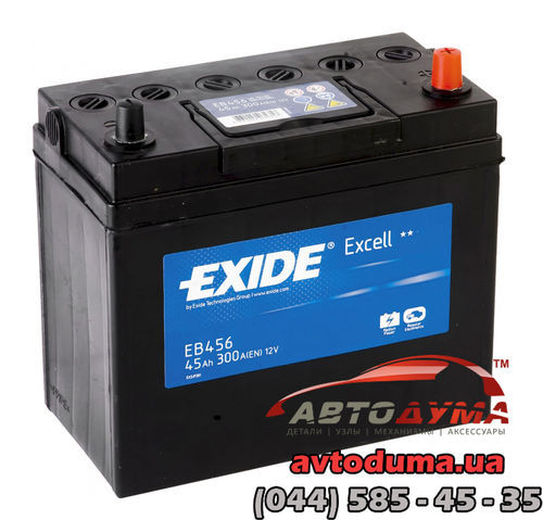 Аккумулятор Exide EXCELL 6 СТ-45-R EB456