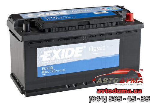 Аккумулятор Exide CLASSIC 6 СТ-90-R EC900