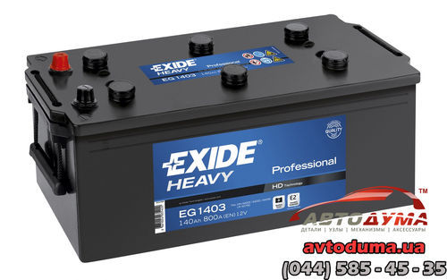 Аккумулятор Exide PROFESSIONAL 6 СТ-140-L EG1403
