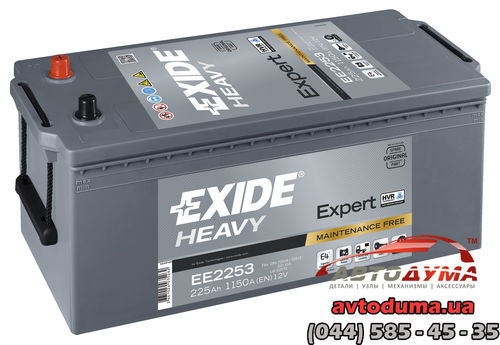 Аккумулятор Exide EXPERT HVR 6 СТ-225-L EE2253