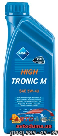 Aral HighTronic M 5W-40, 1л Aral HighTronic M 5W-40, 1л