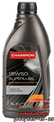 Champion Superlube MoS2 15W-50, 1л