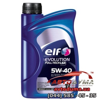 ELF EVOLUTION FULL-TECH LSX 5W-40, 1л ELF EVOLUTION FULL-TECH LSX 5W-40, 1л