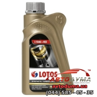 LOTOS SYNTHETIC TURBODIESEL PLUS CF 5W-40, 1л LOTOS SYNTHETIC TURBODIESEL PLUS CF 5W-40, 1л