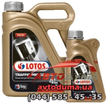 LOTOS TRAFFIC PRO 025A/B SL/CF 5W-30, 4л LOTOS TRAFFIC PRO 025A/B SL/CF 5W-30, 4л