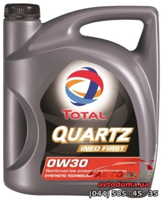 TOTAL QUARTZ INEO FIRST 0W-30, 5л TOTAL QUARTZ INEO FIRST 0W-30, 5л