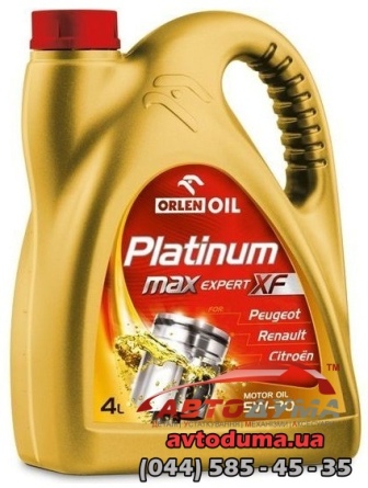 ORLEN PLATINUM MaxExpert XF 5W-30, 4л ORLEN PLATINUM MaxExpert XF 5W-30, 4л