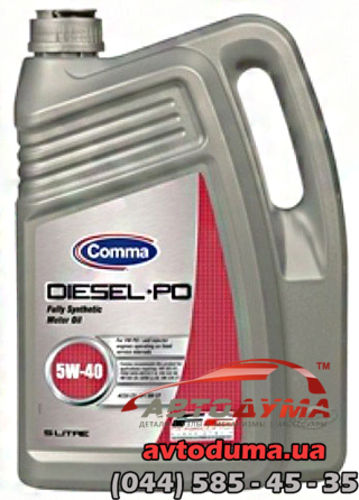 Comma Diesel PD 5W-40, 5л