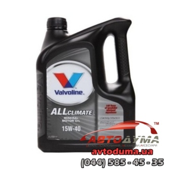 VALVOLINE All Climate 15W-40, 4л VALVOLINE All Climate 15W-40, 4л