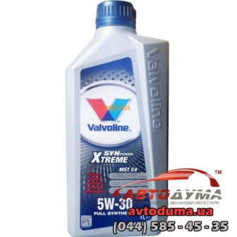 VALVOLINE SYNPOWER MST C4 5W-30, 1л VALVOLINE SYNPOWER MST C4 5W-30, 1л